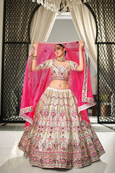 Thread With Sequince Embroidered Work